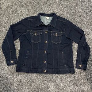 Duluth Trading Co Dark Blue Jean Jacket
